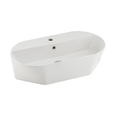 STELLA TEZGAH ÜSTÜ BATARYA DELİKLİ LAVABO (65cm) 