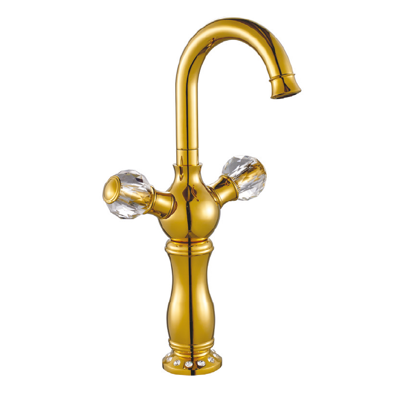 3501H Anatolia Gold Crystal Yüksek Lavabo Bataryası