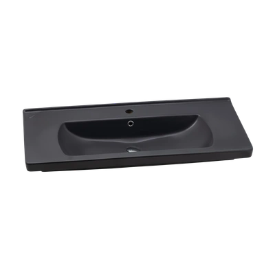 SATURN SERİSİ ETEJERLİ LAVABO (100cm)