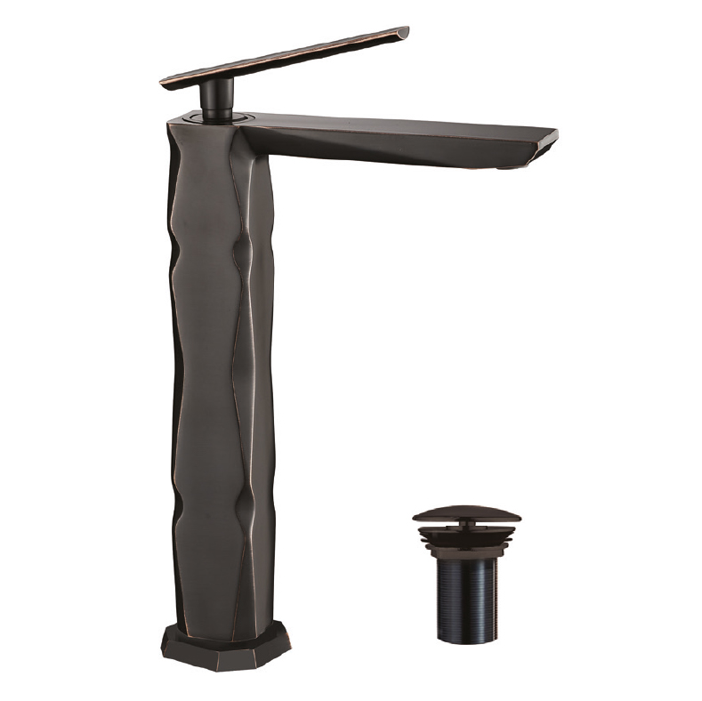 5451H-Mb Castor Mat Bronz Yüksek Lavabo Bataryası